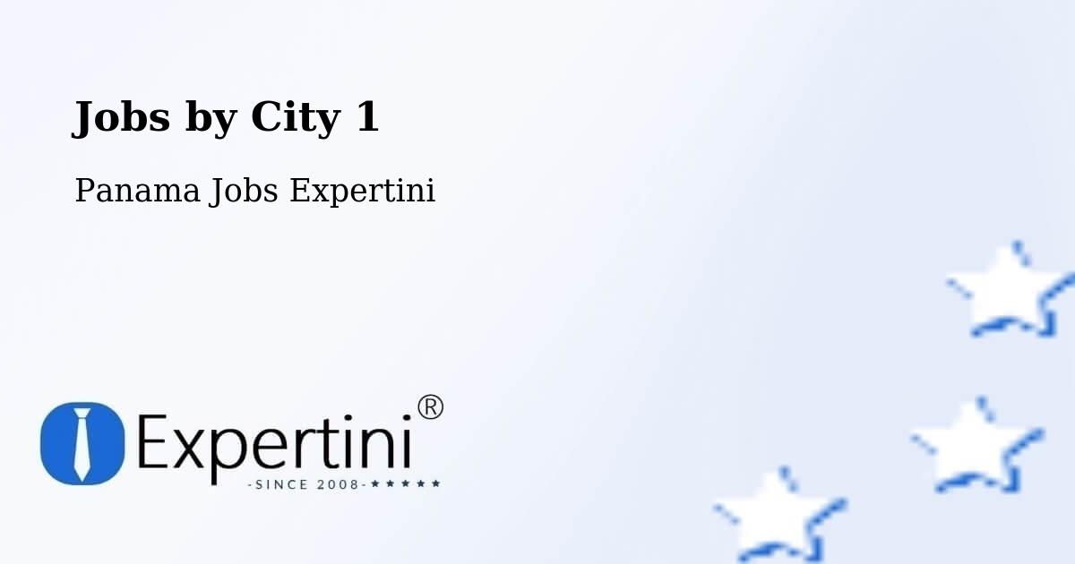 City Jobs in Panama - Expertini